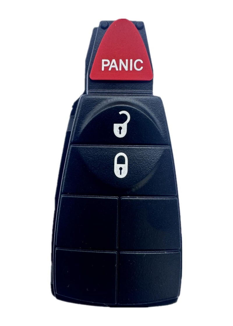 KAWIHEN Keyless Entry Remote Key Fob Skin Replacement for Chrysler Town and Country Dodge Durango Grand Caravan Journey Ram 1500 2500 3500 Jeep Grand Cherokee GQ4-53T M3N5WY783X IYZ-C01C - Image 1